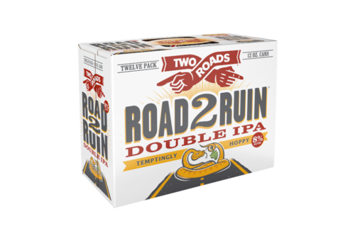 Two Roads Road 2 Ruin IPA 12 pack Cans